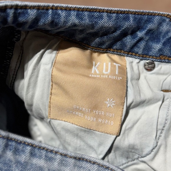 Kut From the Kloth Ashley Slouchy Barrel Jeans High Rise Size 4 - DAMAGED / Hole - Picture 9 of 10